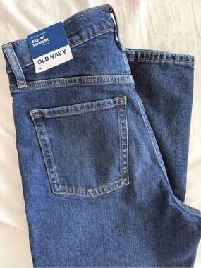 NWT Extra High Rise Sky-Hi Straight Jeans - Old Navy women’s